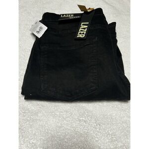 LAZER BLACK JEAN FOR MEN SIZE 36x30  STRAIGHT FIT NEW WITH TAGS